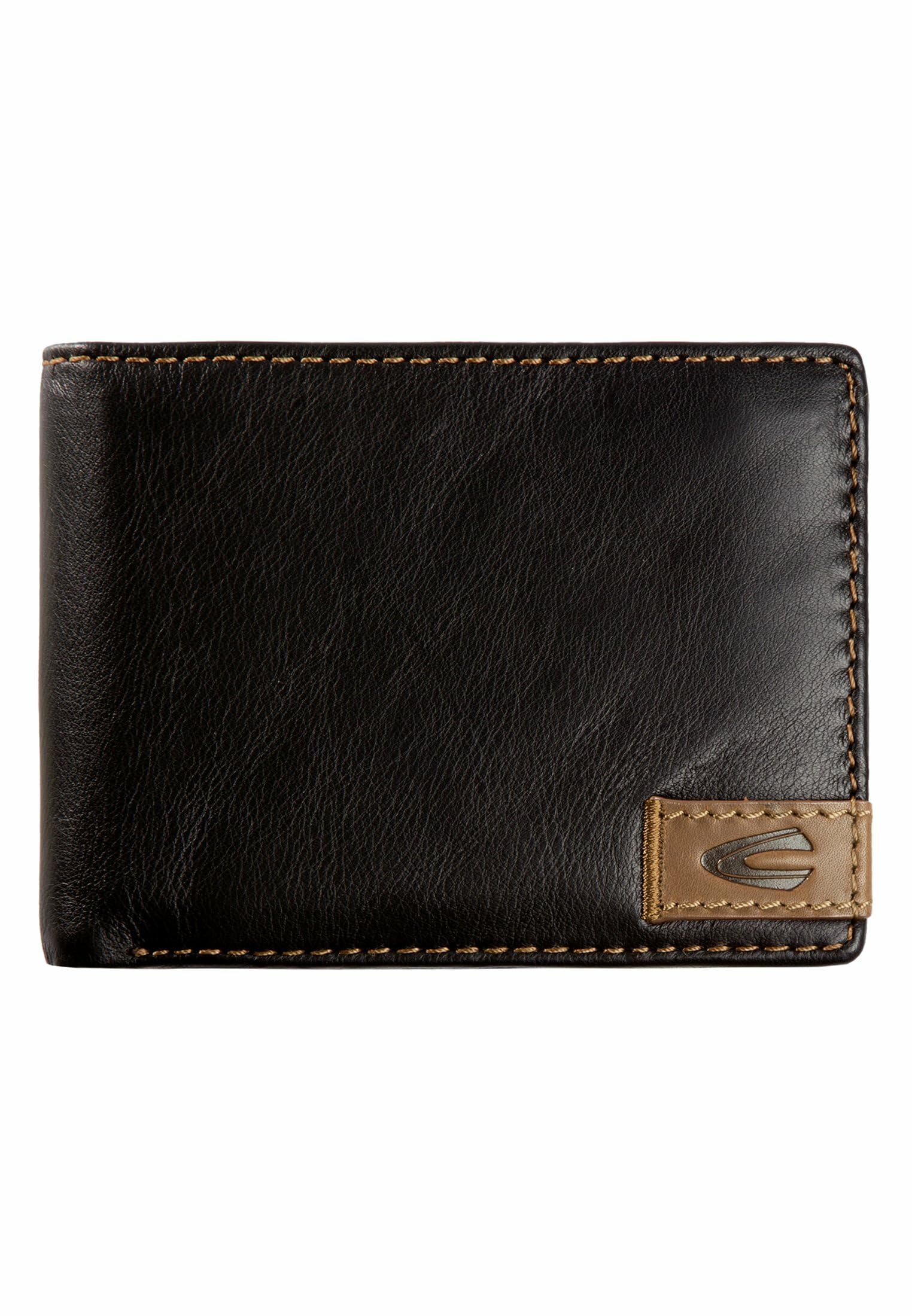 camel active Men's Wallet 128-703 black Size:12,5x2x9,5