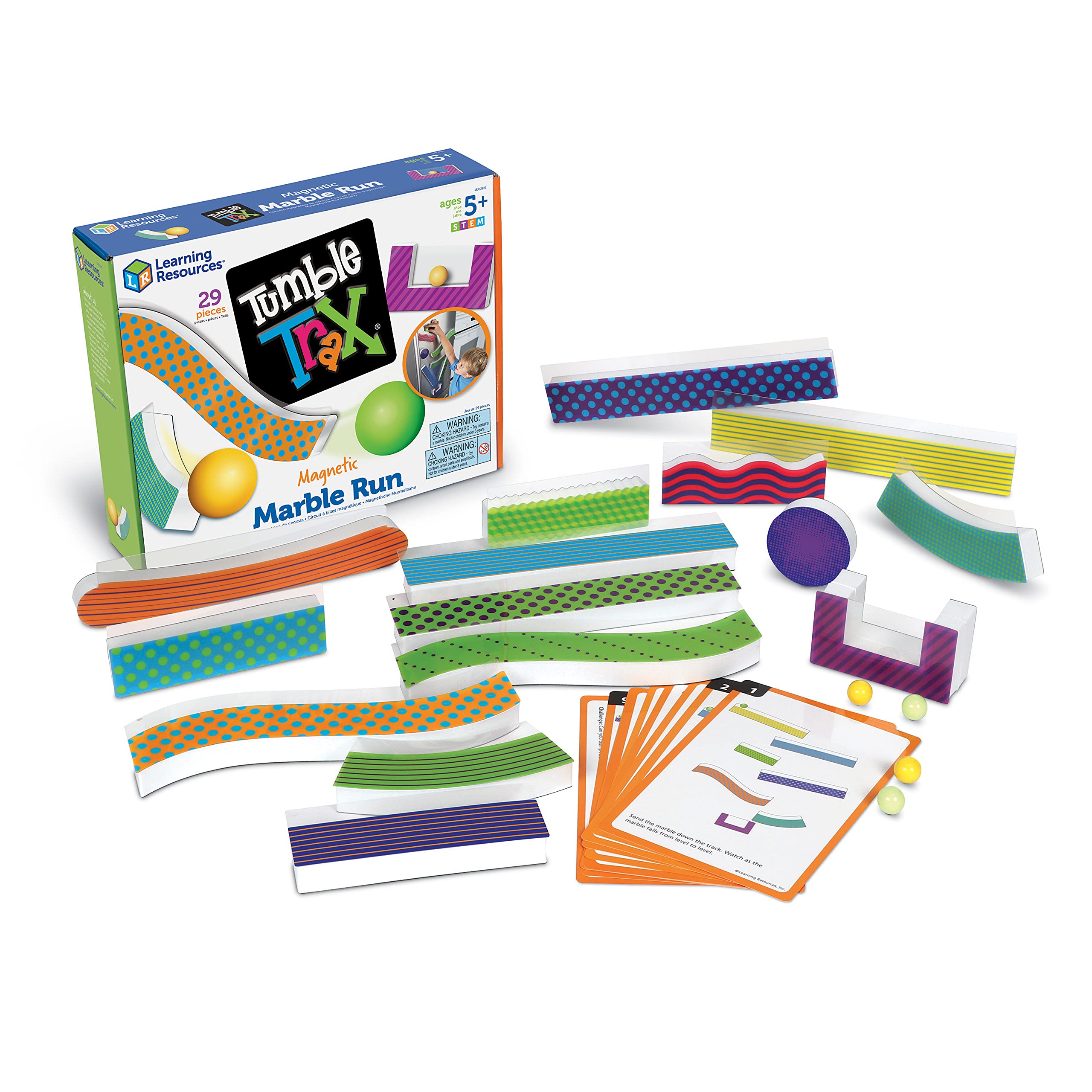 Learning Resources Tumble Trax Magnetic Marble Run