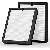2 Pack ClearAir-A5 Replacement Filter Compatible with VEWIOR ClearAir-A5 Air Purifier, 3-in-1 HEPA Air Cleaner Filter