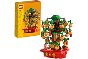 LEGO Money Tree - Lunar New Year Building Toy - Kids Chinese Culture Learning and Educational Toy for Boys and Girls, Ages 9+ - Holiday Decorations for Table - 40648