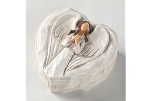 Hodao Angel figurines Angel gift Sculpted Hand-Painted Keepsake Box