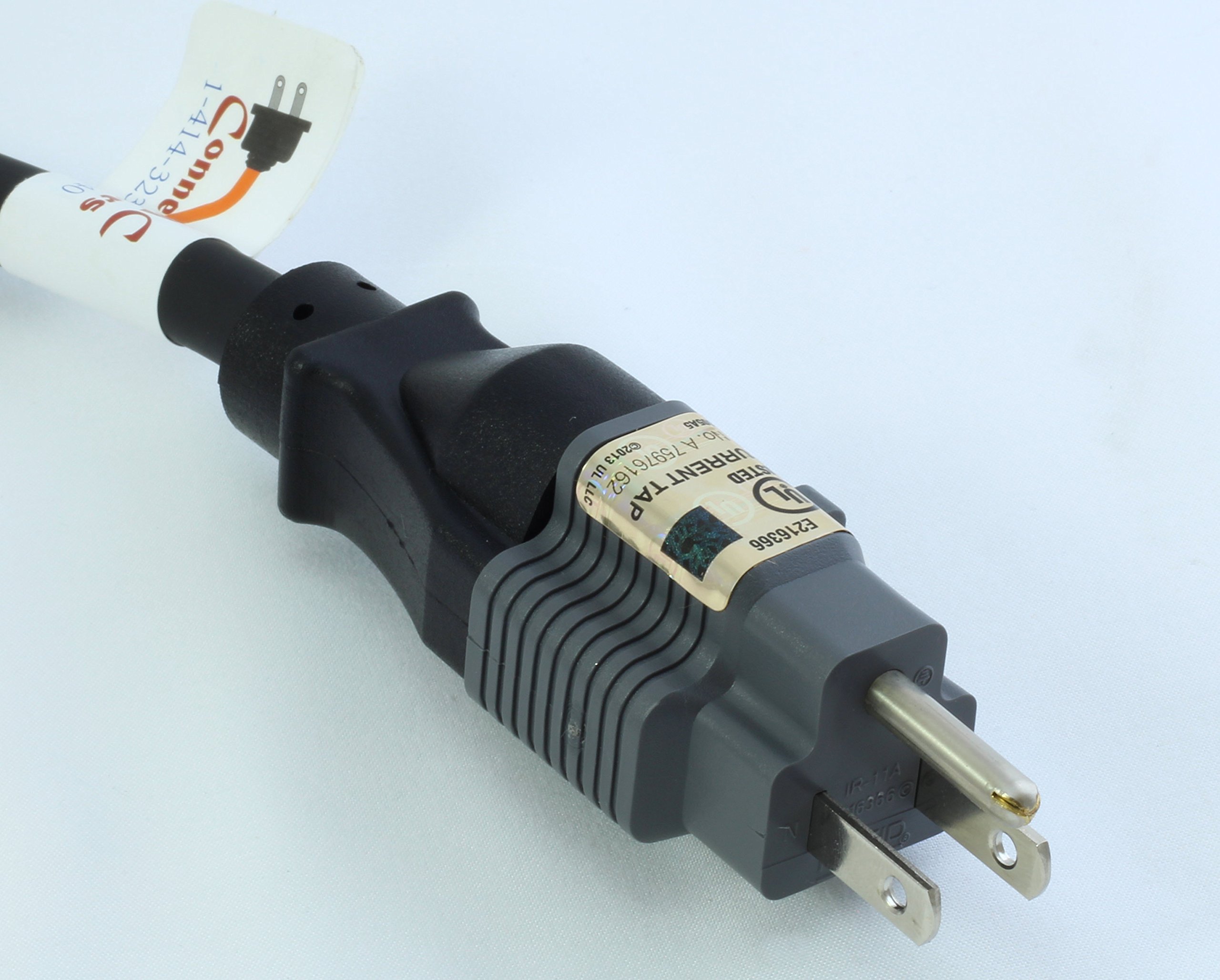 AC Connectors 15 Amp Household Plug to 20 Amp TBlade Female Adapter