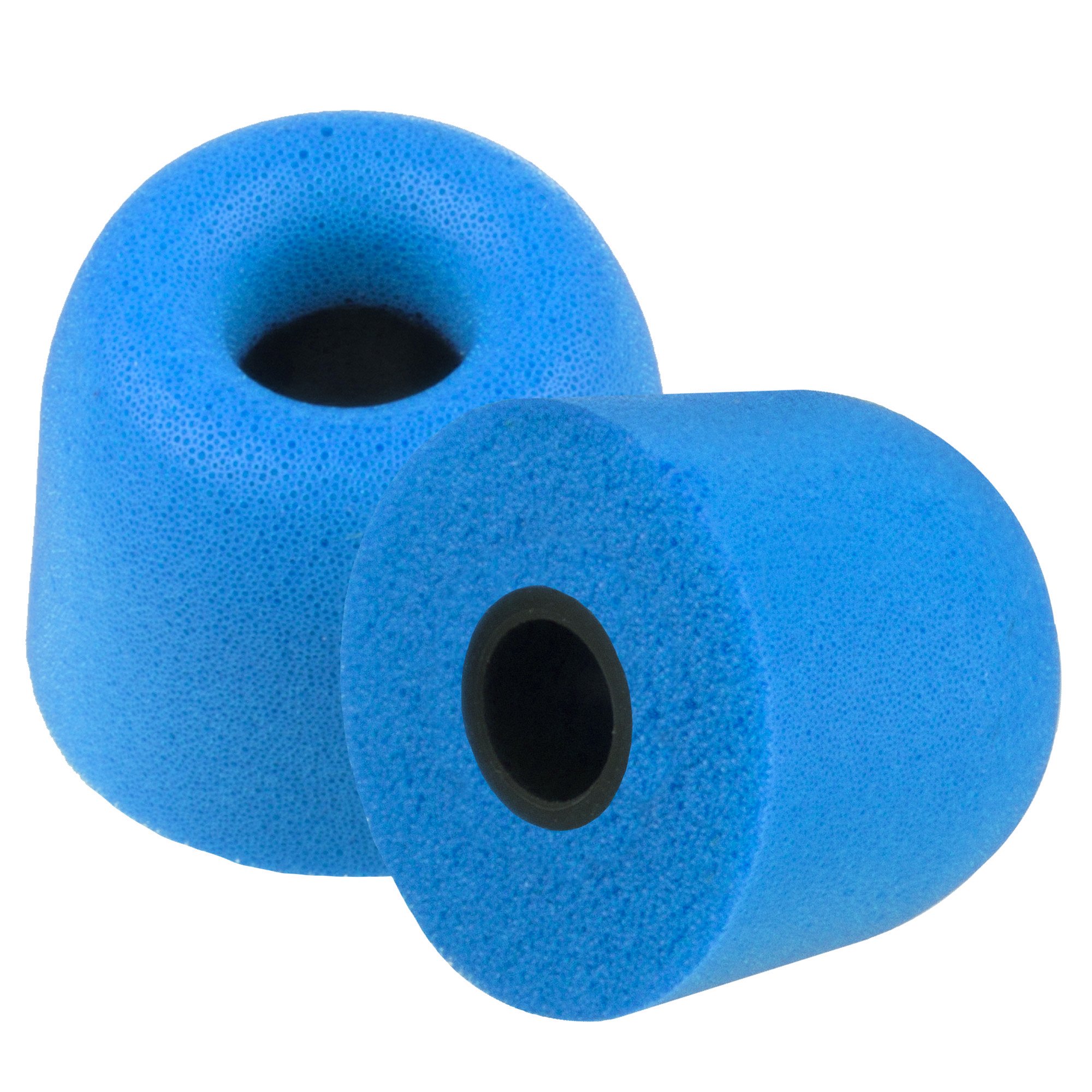 Xcessor Bullet FX-45 Medium Replacement Comfort Foam Earbuds - Blue (Pack of 8)