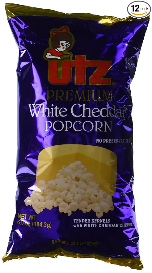 Utz premium White cheddar popcorn (041780023100)