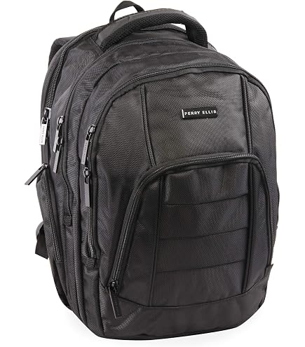 Amazon.com: Perry Ellis Men's M150 Business Laptop Backpack Fits