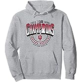 Indiana Hoosiers Big Ten Champs 2025 Football Locker Room Pullover Hoodie