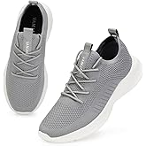 VAMJAM Men's Running Shoes Fashion Sneakers - Lightweight Breathable Flying Knitting Lace Up Mesh Walking Shoes Workout Casual Sports Shoes