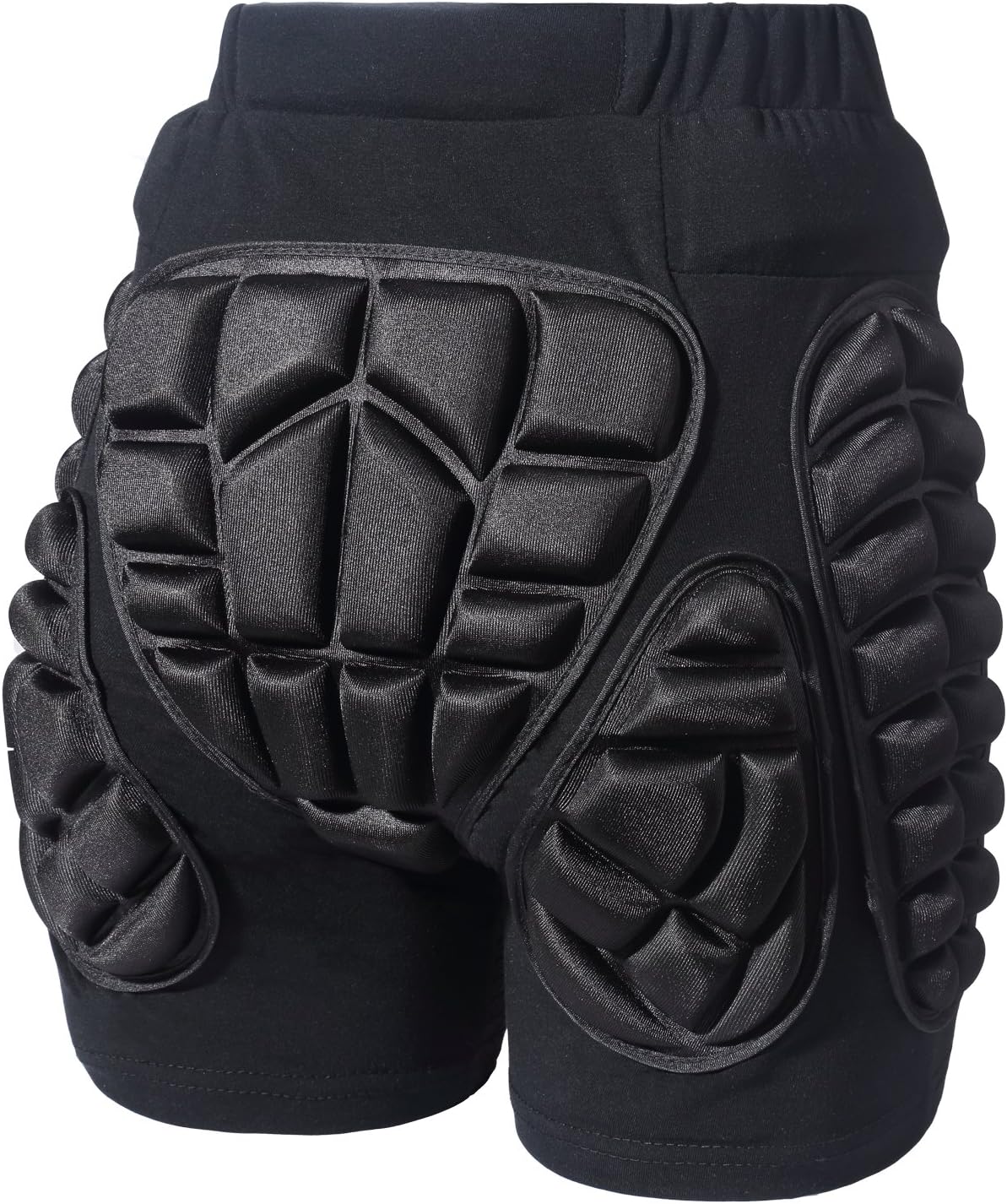 Soared 3D Protection Hip Butt EVA Paded Short Pants Protective Gear Guard Impact Pad Ski Ice Skating Snowboard Black
