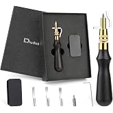 Leather Groover, 7 in 1 Pro Adjustable Stitching Groover, Leather Skiver | Skiving Tool Leathercarving Tools Leatherworking Tool for Leathercraft Work