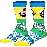 Odd Sox, Movies, Cheech and Chong, Novelty Crew Socks, Weed Silly Cool