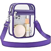 USPECLARE Clear Purse Stadium Transparent Messenger Bag Stadium Approved for Men and Women Clear CrossBody Bag