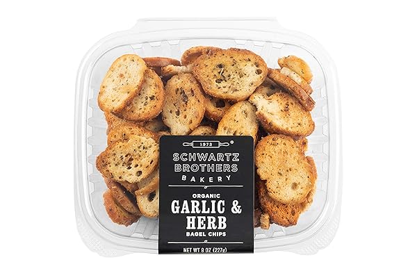 SCHWARTZ BROTHERS BAKERY ORGANIC GARLIC & HERB BAGEL...