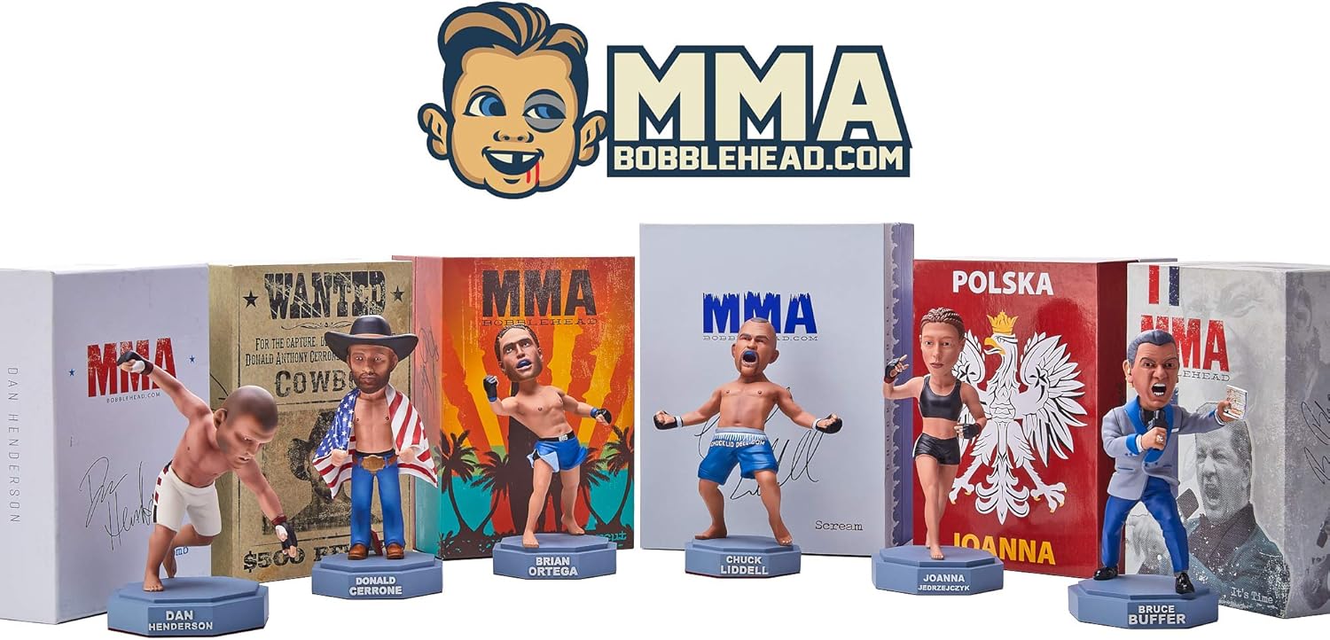 Hand Painted Limited MMA UFC Action Figures Fight Night Sports