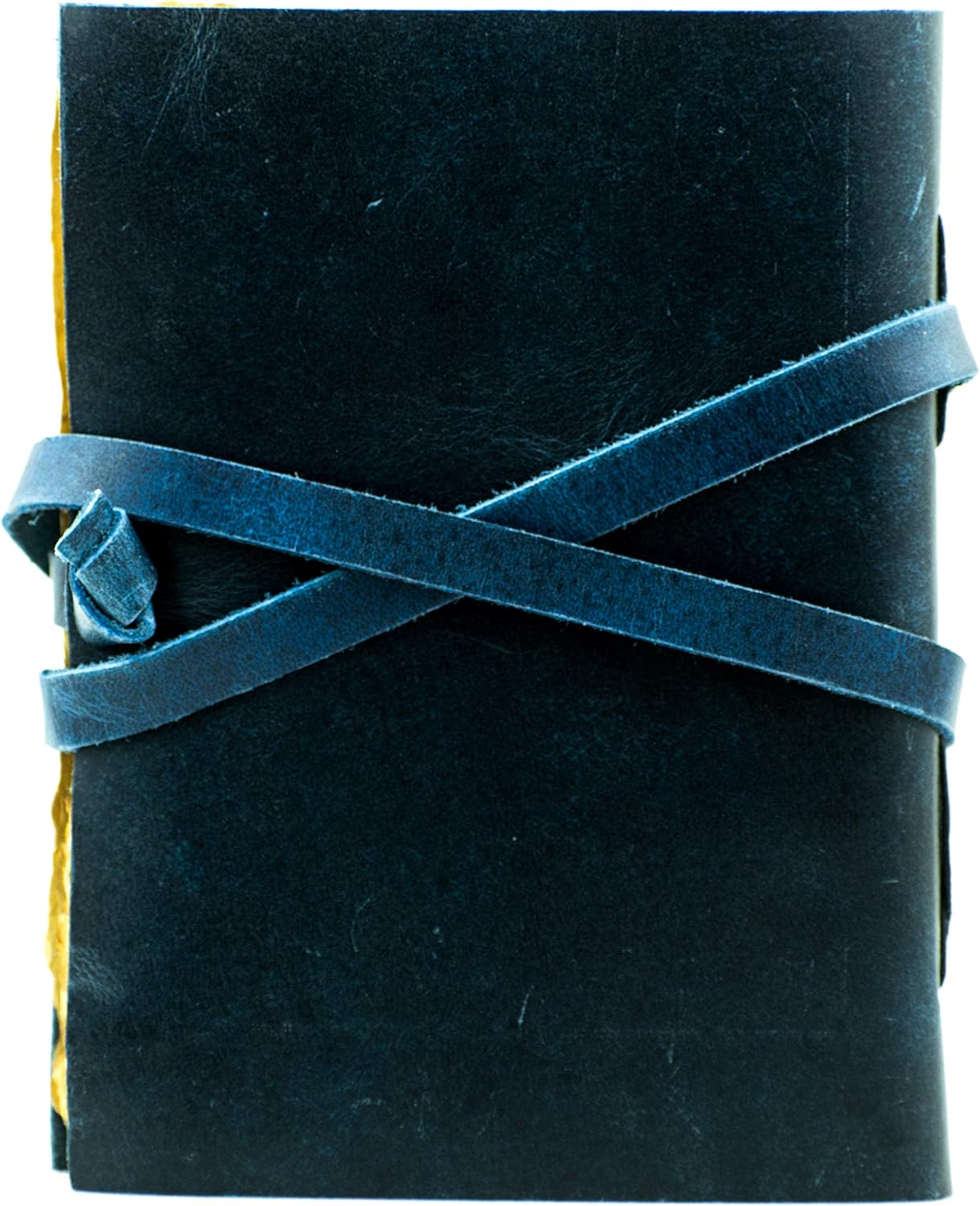 OVERDOSE Deckle Blue Leather Journal - Image 3