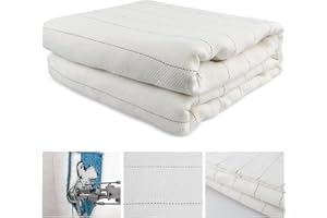 PIASGDE 79''x 40'' Tufting Cloth, Primary Tufting Cloth Backing Fabric, Marked Lines Woven in The Cloth, for Using Rug Tufting Guns