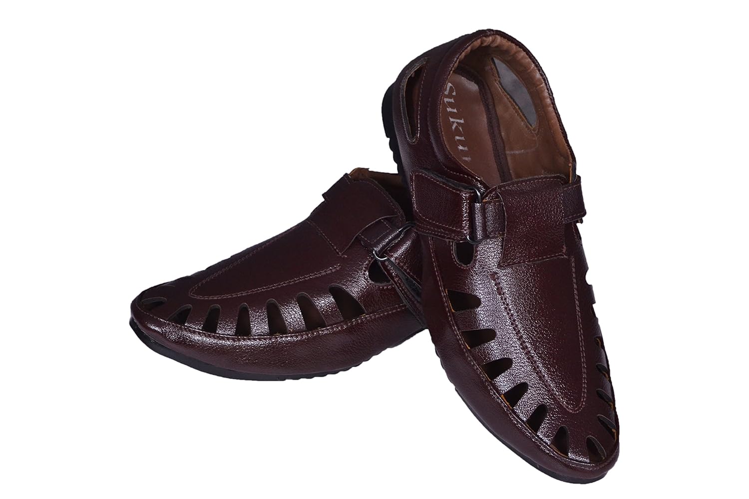 sukun brown loafer casual shoes