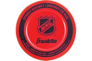 Franklin Sports NHL Street Hockey Puck - No Bounce Outdoor Street + Roller Hockey Puck - Official Size for Kids + Adult Games - 1 & 3 Packs