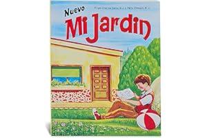 Mi Jardin - Mi primer libro de lectura. Libro de iniciacion a la lectura en español - Mi jardín libro en español - Spanish early reading Book, with MAKATAYO Book-Page Mark.