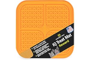 Hyper Pet IQ Treat Lick mat for Dogs, Dog Slow Feeder & Cat Lick mats | Great Alternative to Slow Feeder Bowls & Feeders | Perfect Dog Licking mat, Cat Puzzle & Enrichment Toys