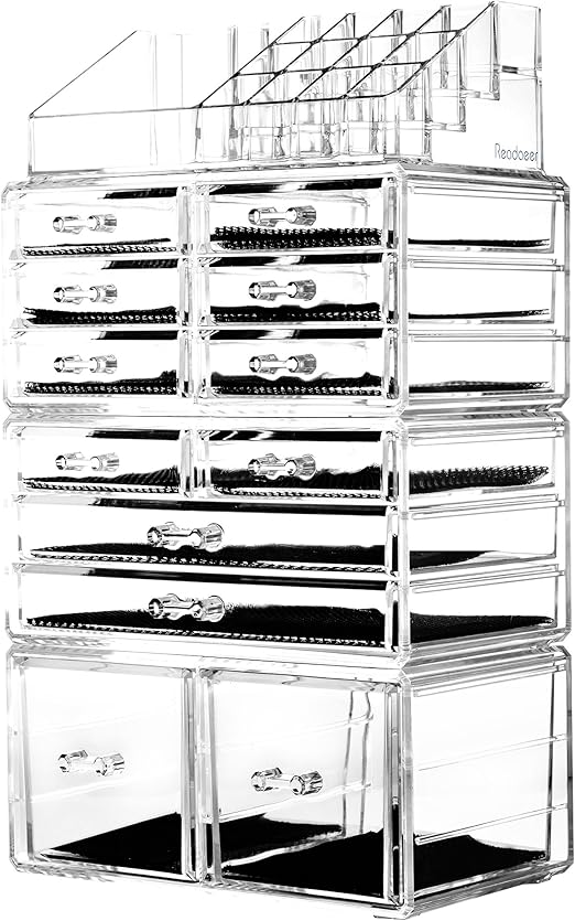 Amazon Com Readaeer Makeup Cosmetic Organizer Storage Drawers