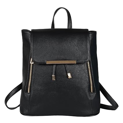 Tipton Fashion Women Backpack with Beautiful Black Color in New Model I-26