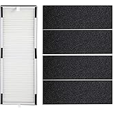 HP600 Filters Replacement Compatible with Hunter HP600 Tall Tower Air Purifie: 5 pack 1 H13 True H-EPA Filter+ 4 x Activated carbon used for Kitchen,Living Room,Bedroom,Office