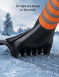 AstroAI Ice Scraper for Cars and Small Trucks