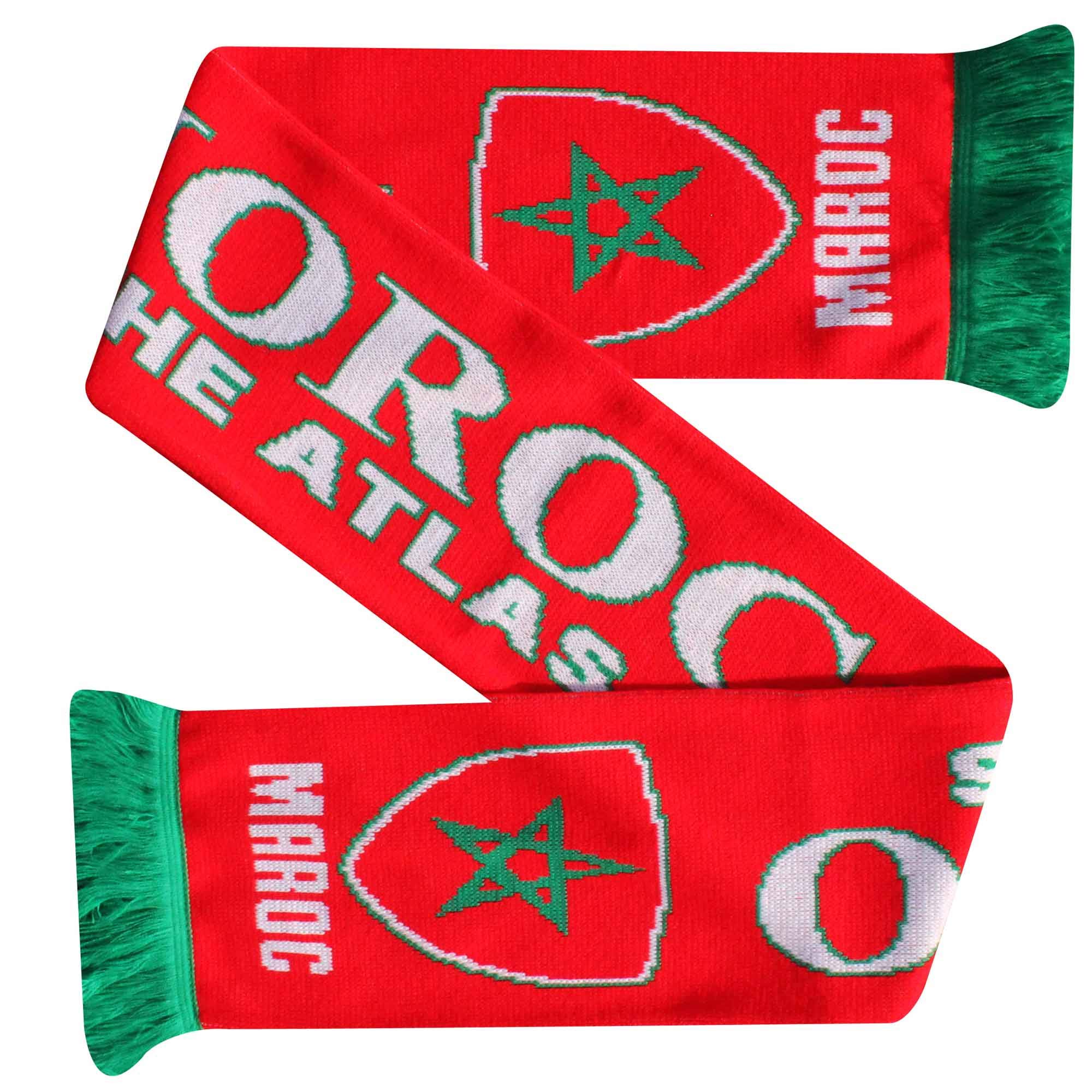 Morocco (Maroc) World Cup Football Scarf (100% Acrylic)
