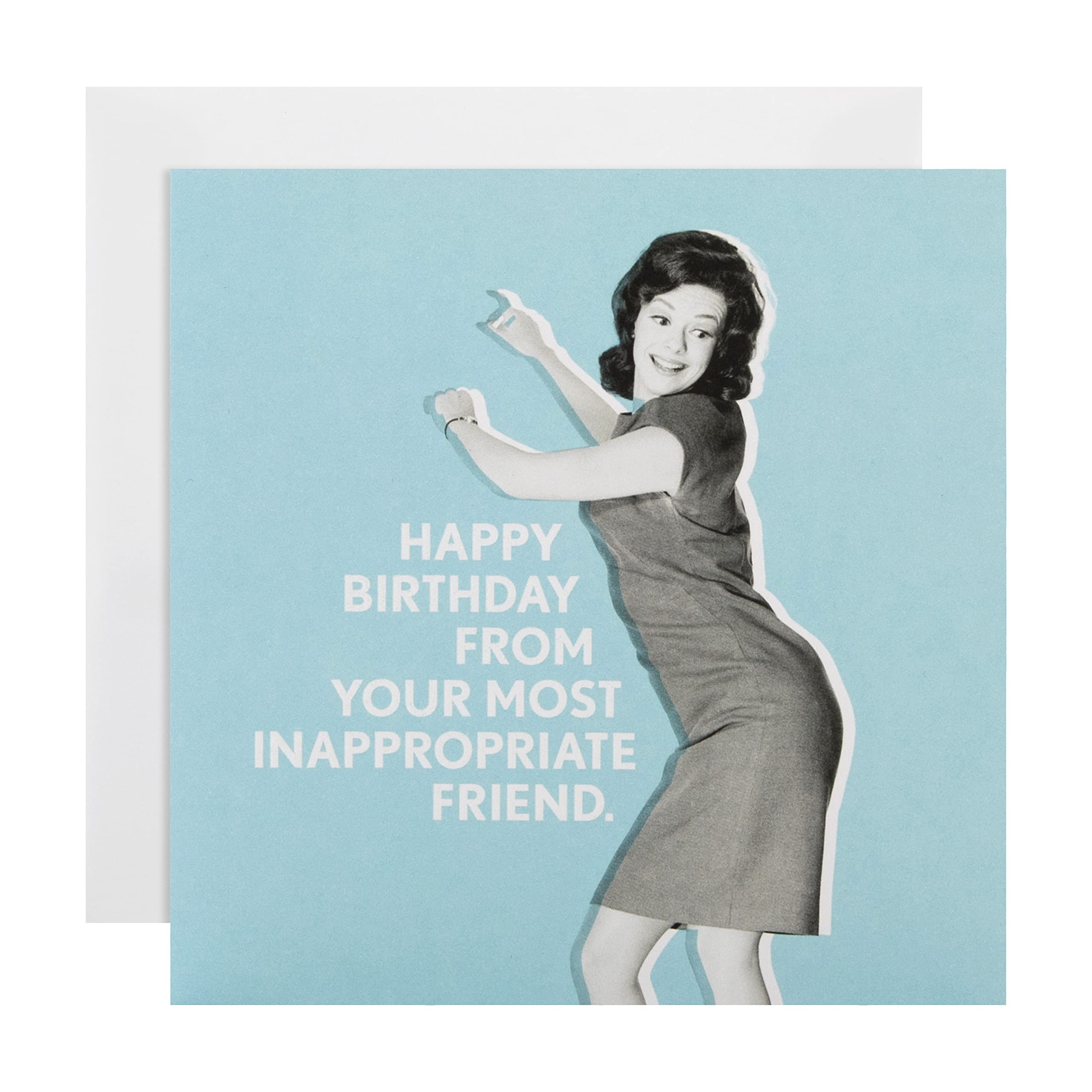 Hallmark Studio Birthday Card for Friend - Embossed Studio Ink Design