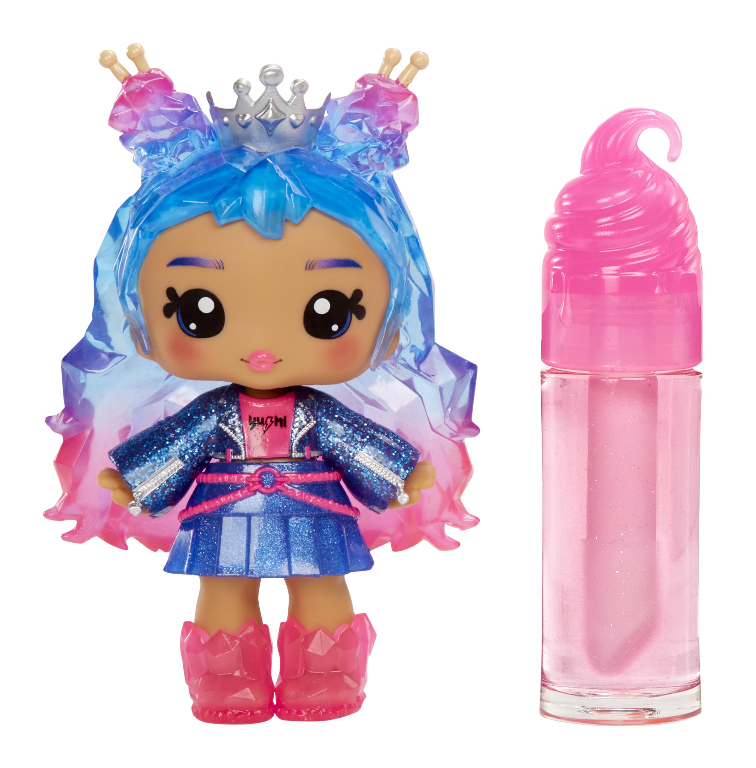 Yummiland Lip Gloss Doll - Roxie Crystal Candy, with DIY Lip Gloss Kit, Ages 4+