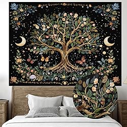 Jhdstore Tree of Life Tapestry for Bedroom Wall
