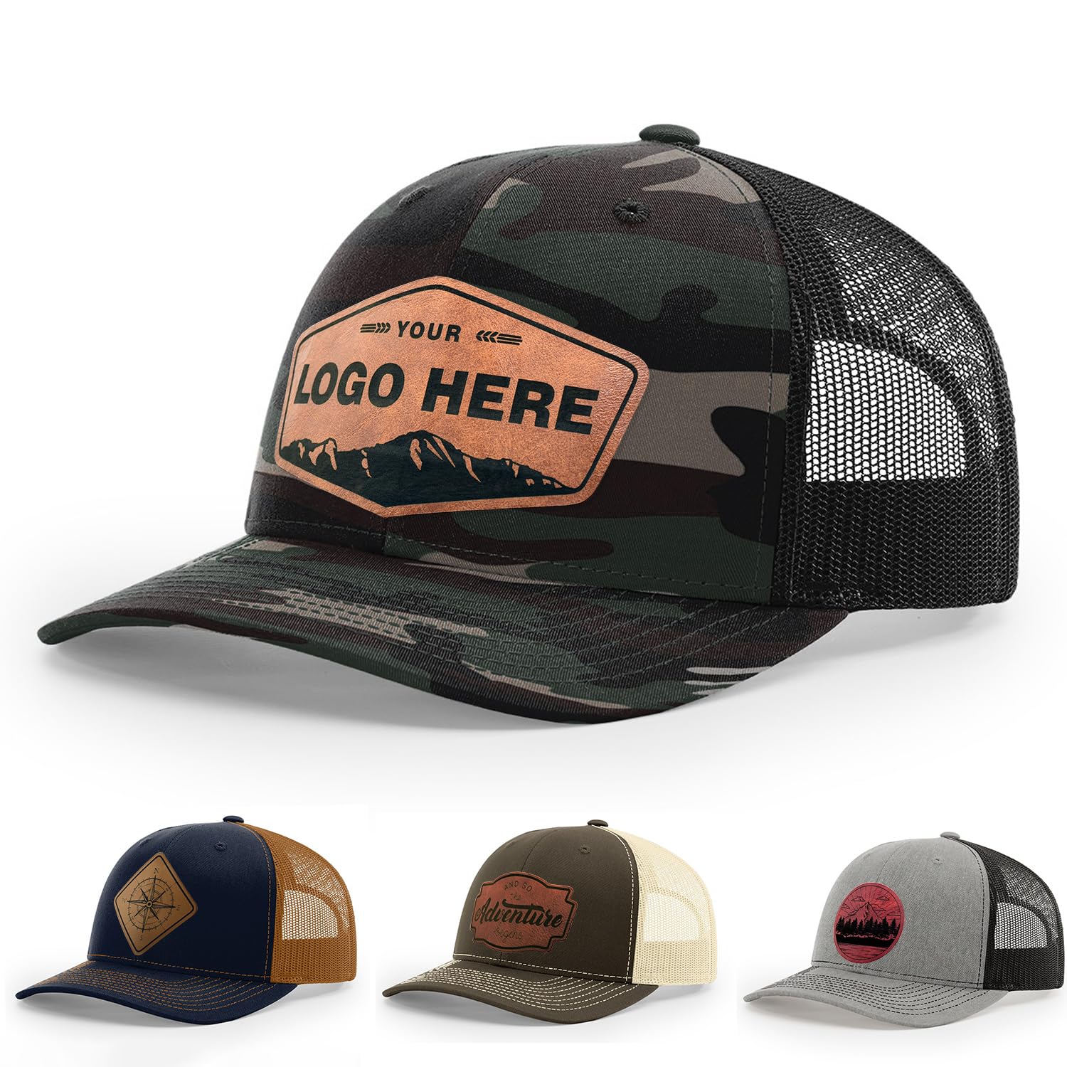 5-Pack Personalized Custom 112 Style Trucker