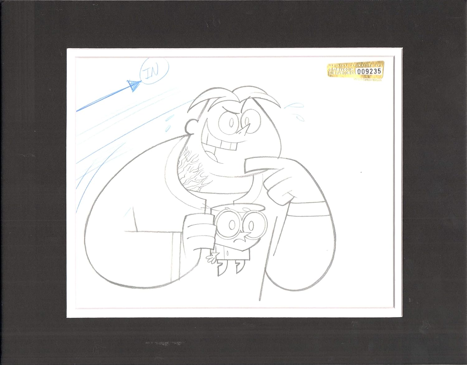 Dexters Lab Production Animation Drawing Cartoon Network Coa Seal
