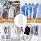 Hejo 30 Pack Plastic Clothes Covers 60x120cm Clear Garment Bags Dust Proof view 7