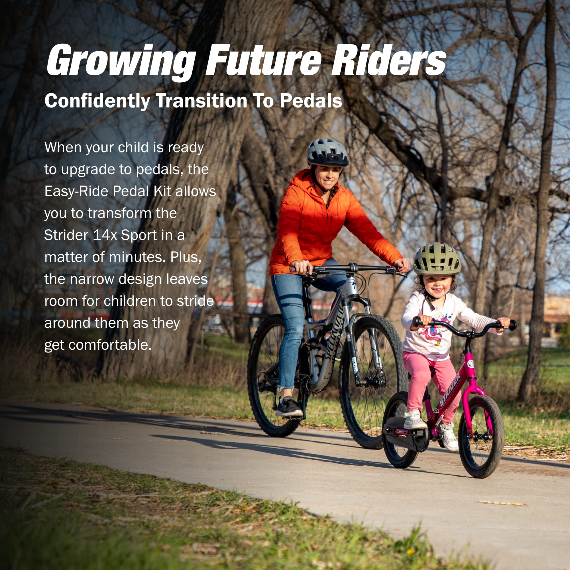 Mua Strider 14x EasyRide Pedal Kit Transform 14x Balance Bike into Pedal Bike For Kids 3 to