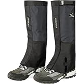 Unigear Leg Gaiters, 1000D Fabric Waterproof Boot Gaiters for Hiking Walking Climbing Hunting Skiing