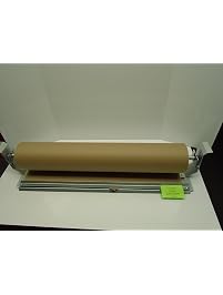 Duralov 36-Inch Paper Roll Dispenser With Cutter – Wall Mount For Gift Wrap & Kraft Paper (DT-RD-36)