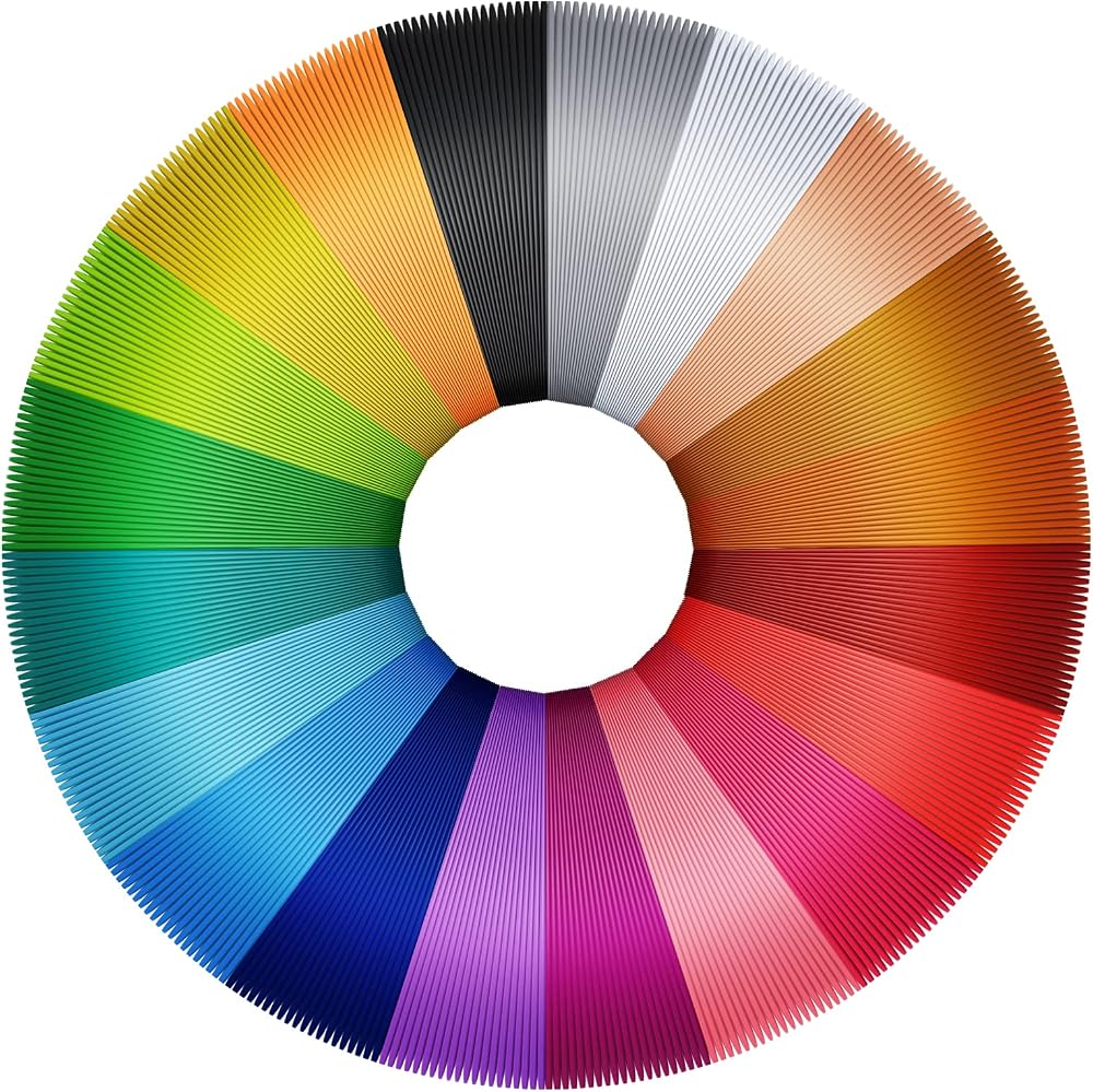 ASTARON 3D Pen Filament PLA 20 Colors 328 ft 1.75mm Random Mix