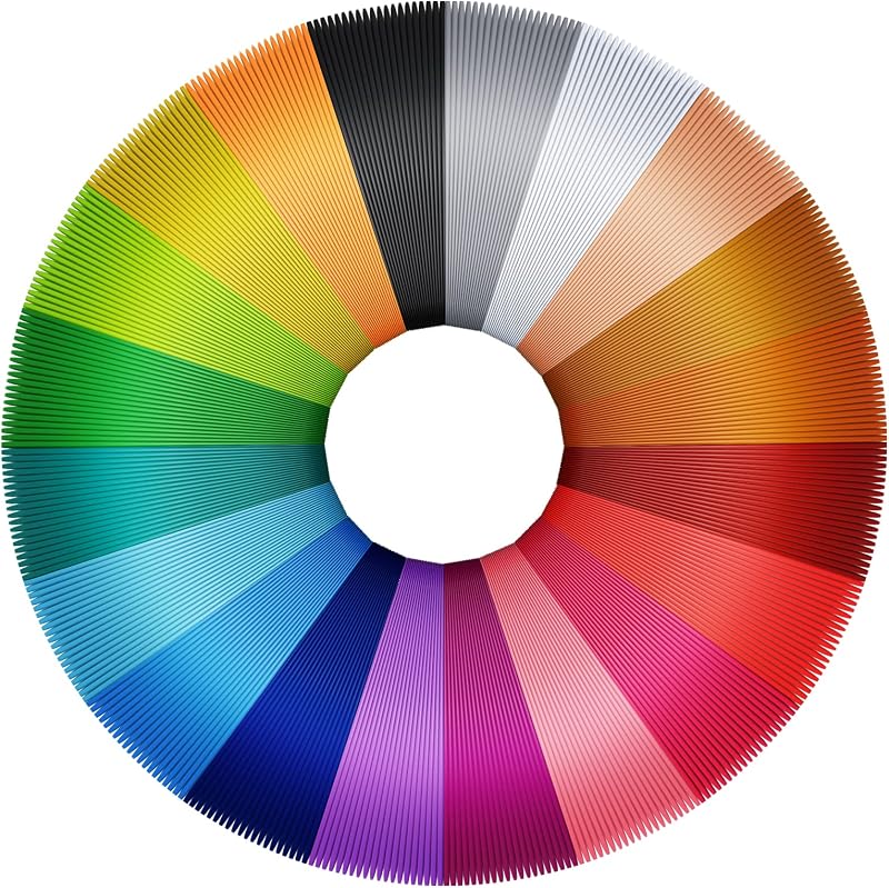 ASTARON 3D Pen Filament PLA 20 Colors 328 ft 1.75mm Random Mix