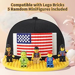 Yanscian Snapback Hat Baseball Cap Building Block