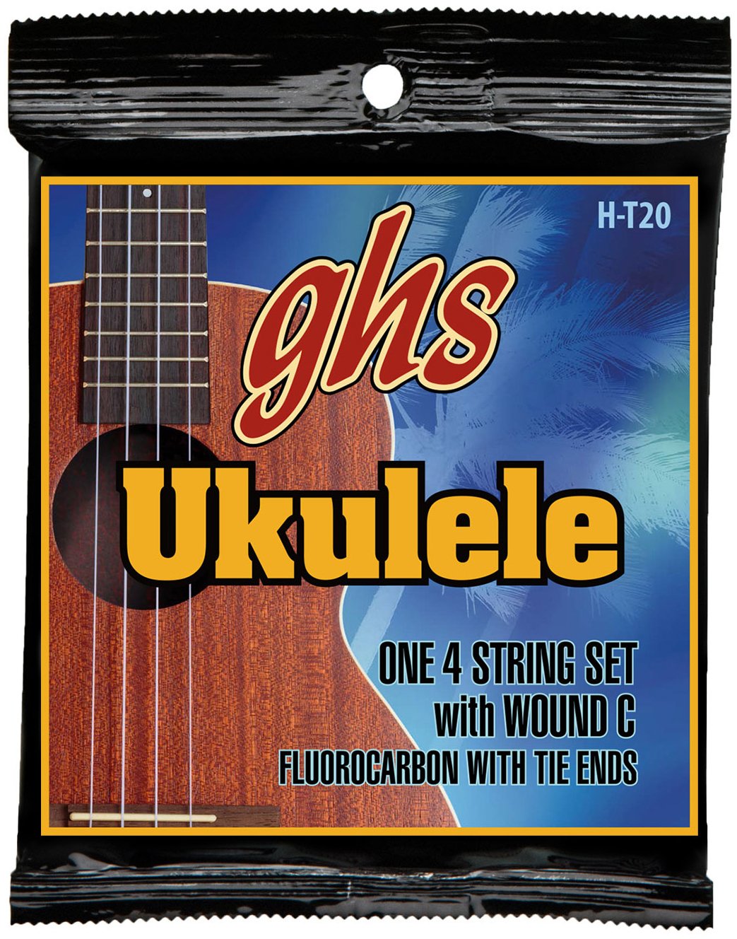 GHS H T20 Ukulele String Fluorocarbon Tenor
