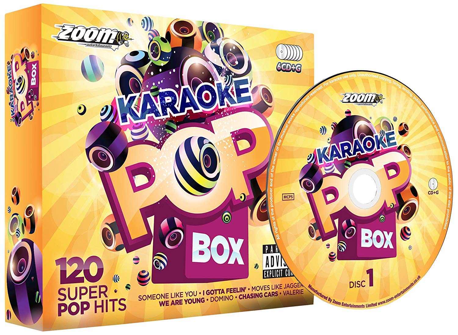 Zoom Karaoke Zoom Karaoke Pop Box 1 Music