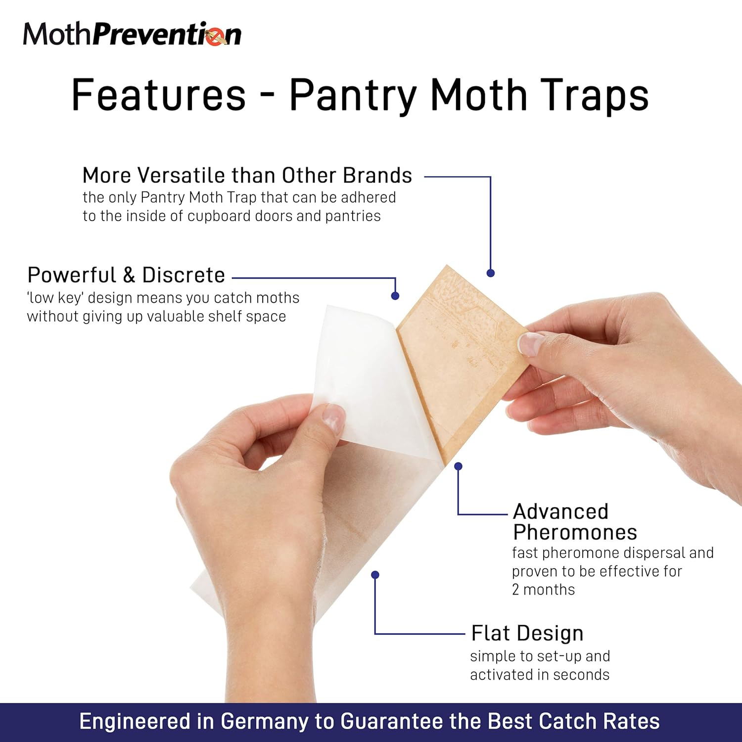Moth Prevention Pantry Moth Traps 15 Pack From Best Catch Rate For