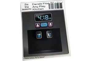 The Toy Restore Replacement Stickers Fits IKEA DUKTIG Play Kitchen DIY Ice Maker Dial (4x4 inches)