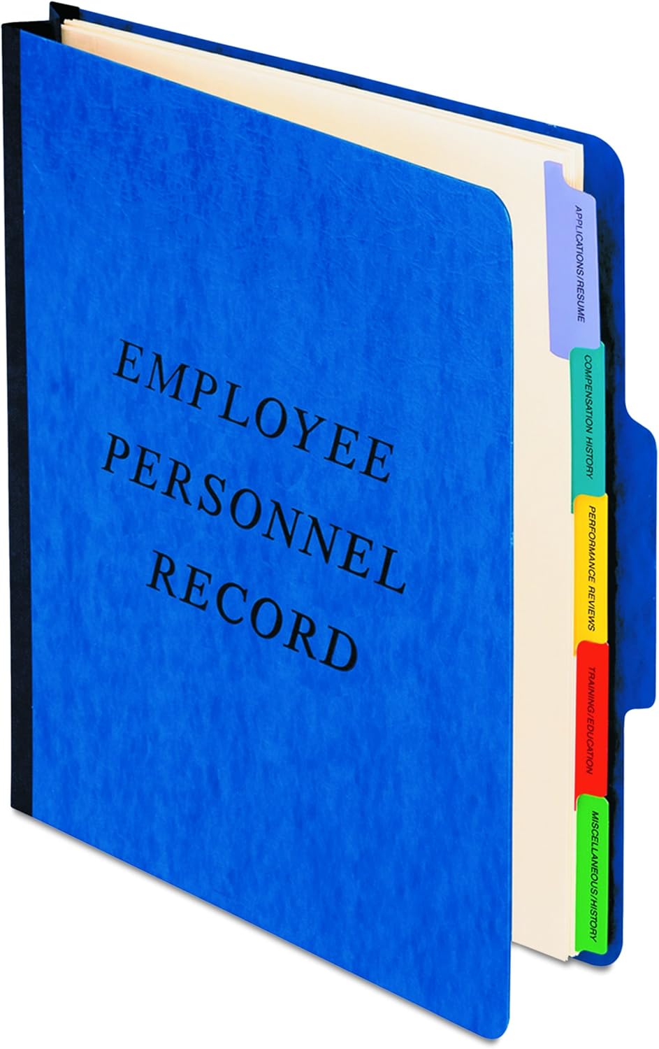 Pendaflex SER1BL Personnel Folder, 1/3 Cut Top Tab, Letter, Blue : Colored File Folders : Office Products