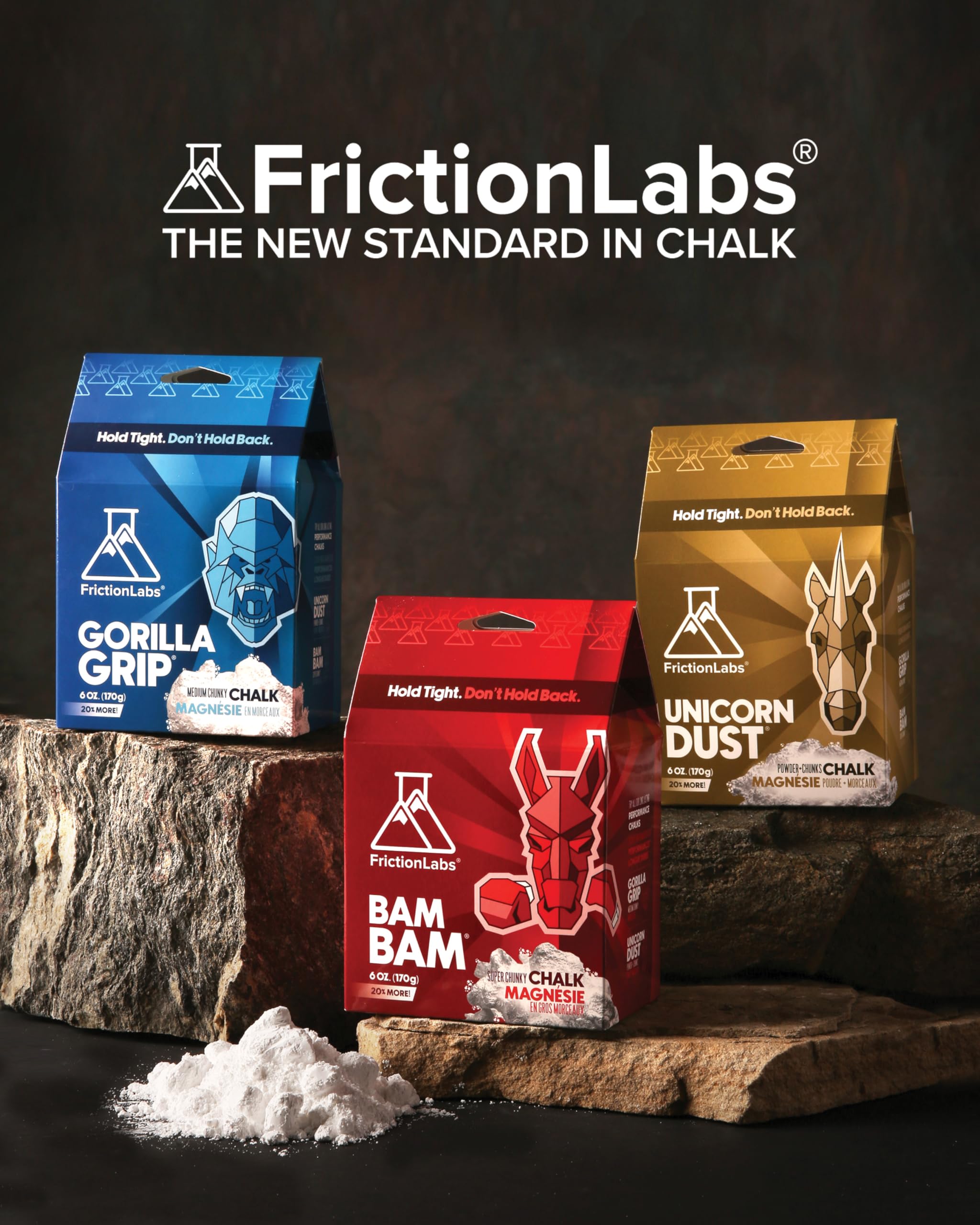 Friction Labs Gym Chalk – Magic Ball, PRO Ball (Chalk Bag Sock) or Discs | Non-Toxic Climbing Chalk for Bouldering, Gymnastics & More