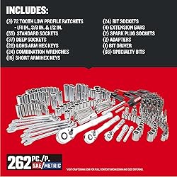 Craftsman 262-Piece Mechanic Tool Set, Master