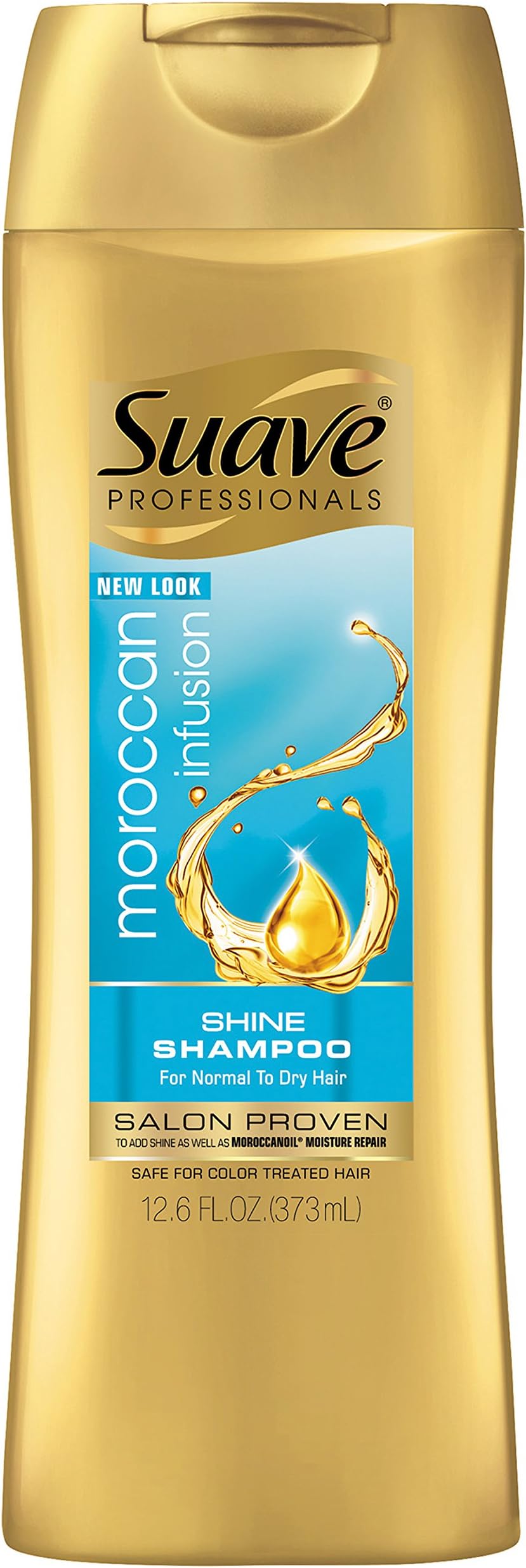 Suave Professionals Shine Shampoo, Moroccan Infusion, 12.6 oz