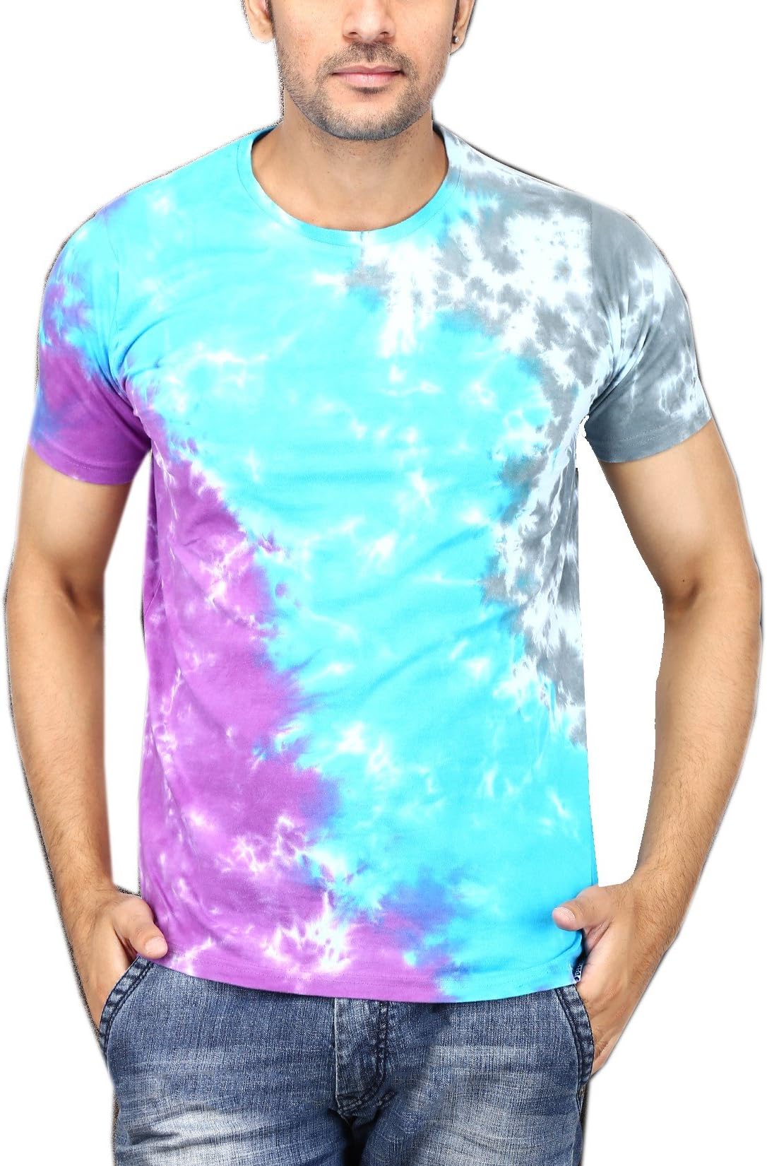 Gazelles Men's Cotton Half Sleeve Tshirt