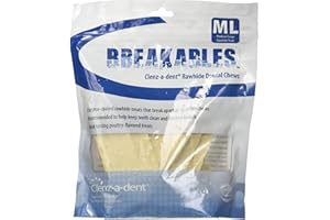 CEVA Animal Health Breakables Clenz-A-Dent Rawhide Dental Chews for Dogs, Medium/Large/11-50 lb/15 Count